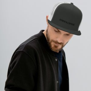 5 panel trucker cap charcoal white front 649ee0d9ec473.jpg