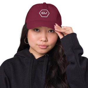 fitted baseball cap burgundy front 64a27c82e97c9