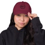 fitted baseball cap burgundy front 64a27dbf0e3ea