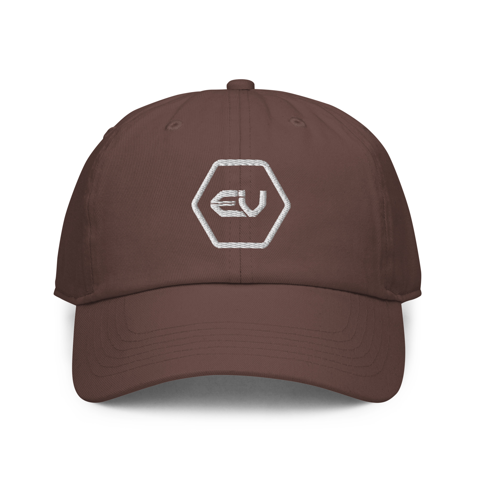 fitted baseball cap dark brown front 649e9a5175126.jpg
