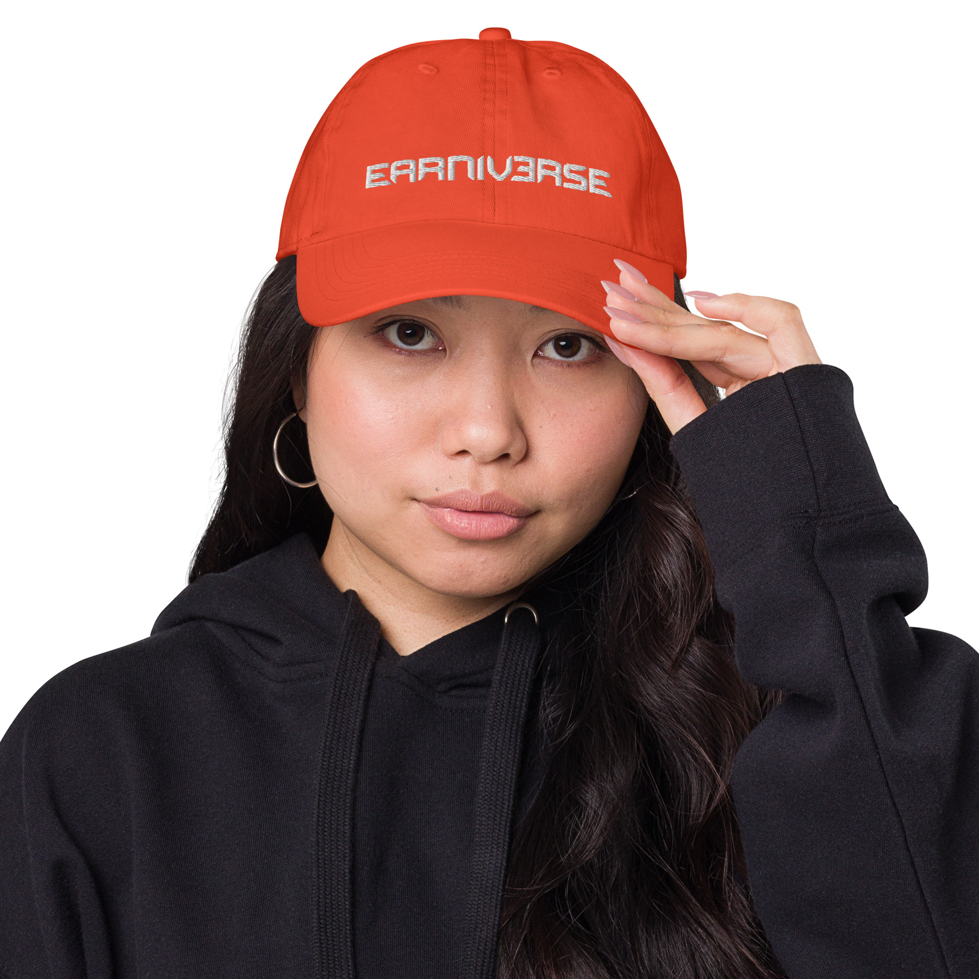 fitted baseball cap orange front 64a27f3ee1deb