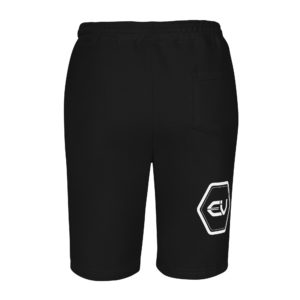 mens fleece shorts black back 649feb4a01210