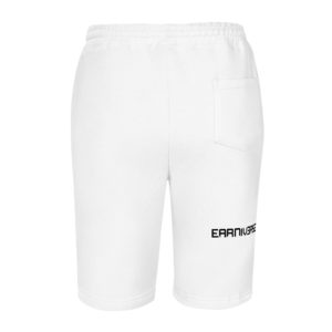 mens fleece shorts white back 649fec490c5da