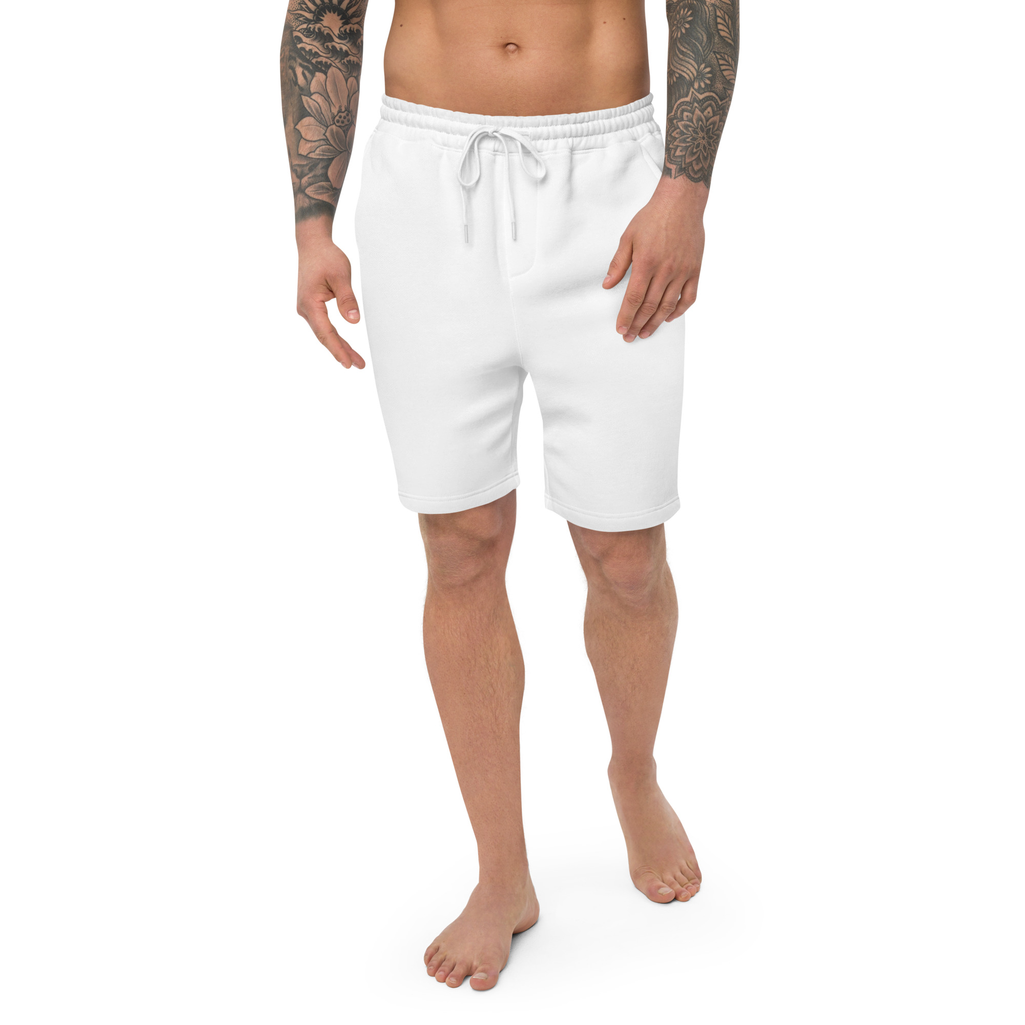 mens fleece shorts white front 649ed3278dece.jpg