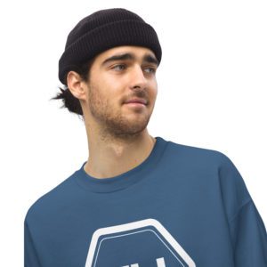 unisex crew neck sweatshirt indigo blue front 649eb119bf409.jpg