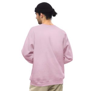 unisex crew neck sweatshirt light pink back 649eb716b05e8.jpg
