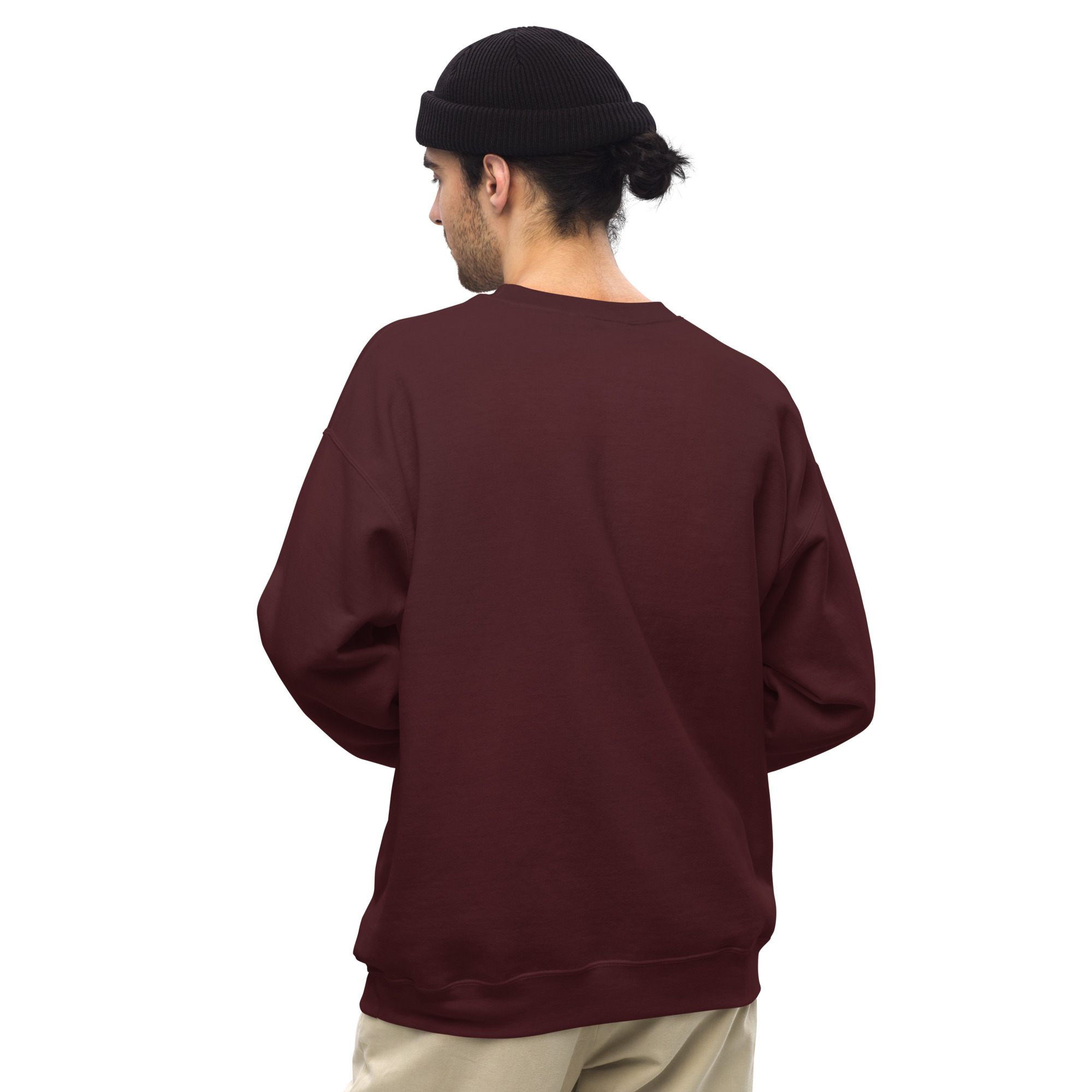 unisex crew neck sweatshirt maroon back 649eb08a0c8e5.jpg