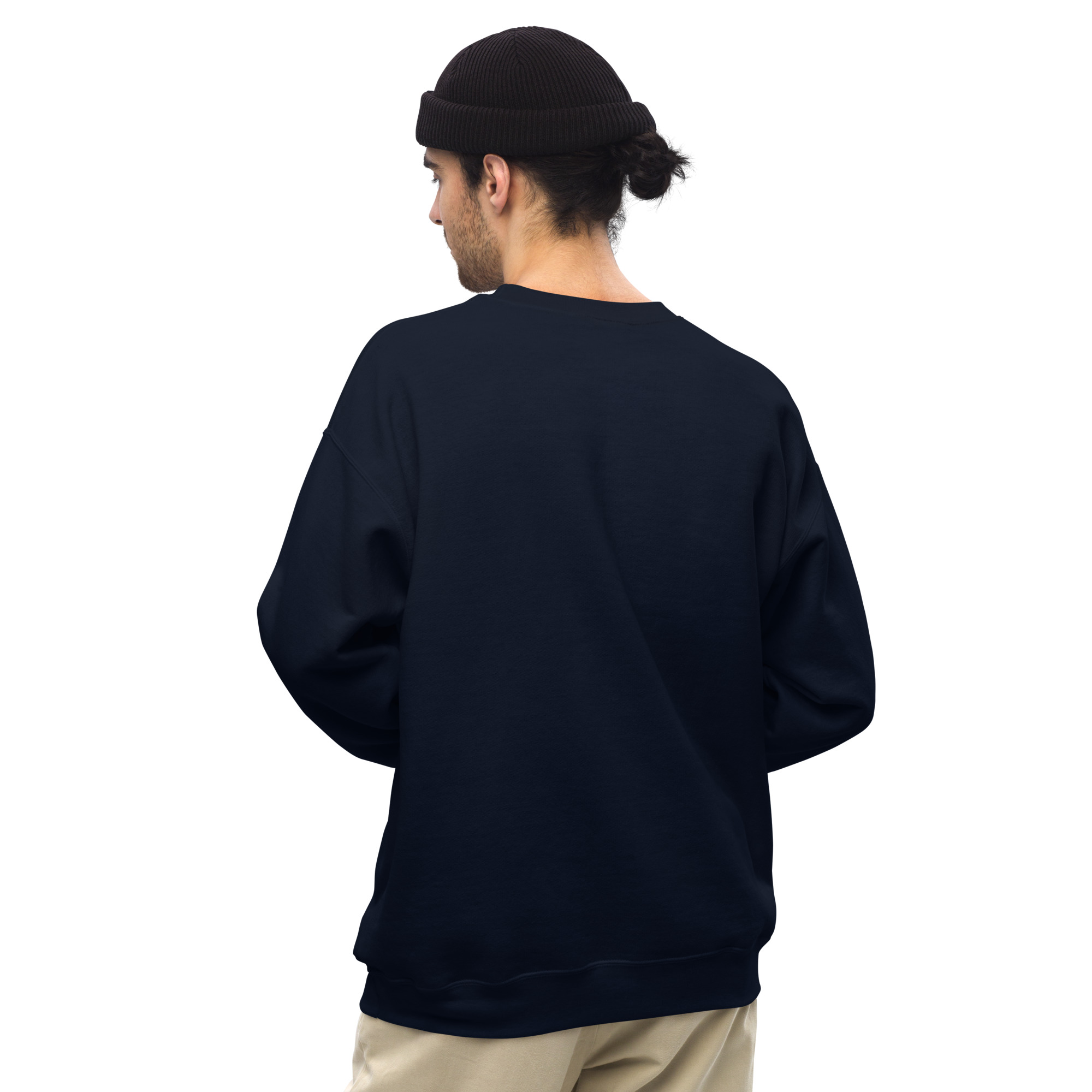 unisex crew neck sweatshirt navy back 649eb08a0b4ce.jpg