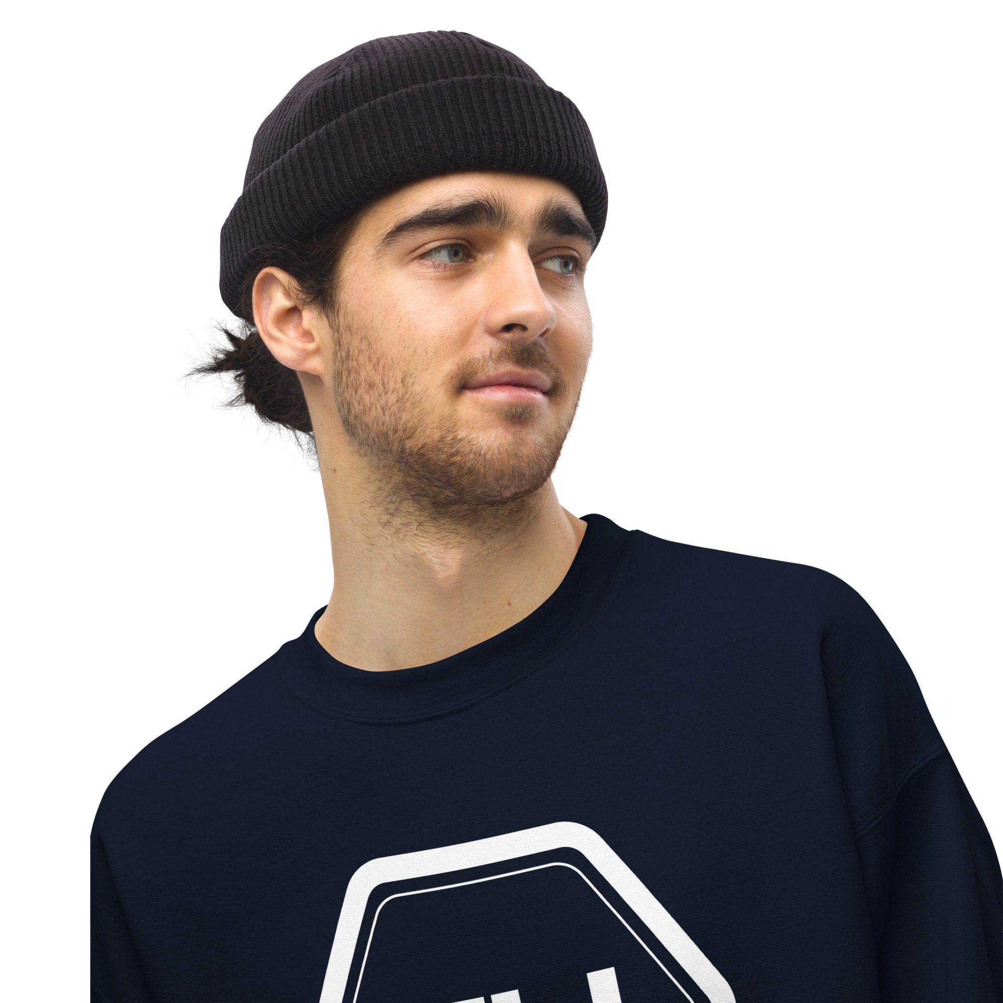 unisex crew neck sweatshirt navy front 649eb119b3e4f.jpg