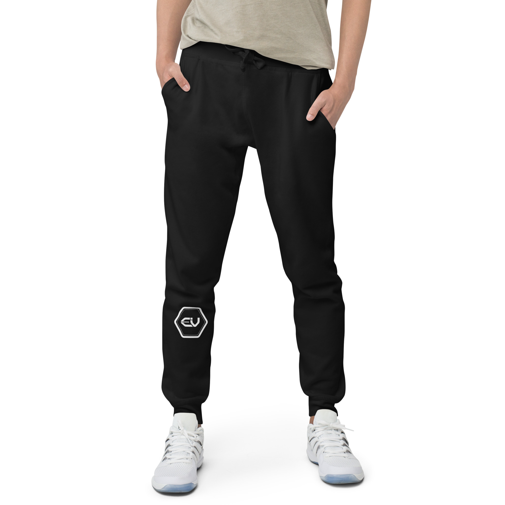 unisex fleece sweatpants black front 649ed72ee378c.jpg