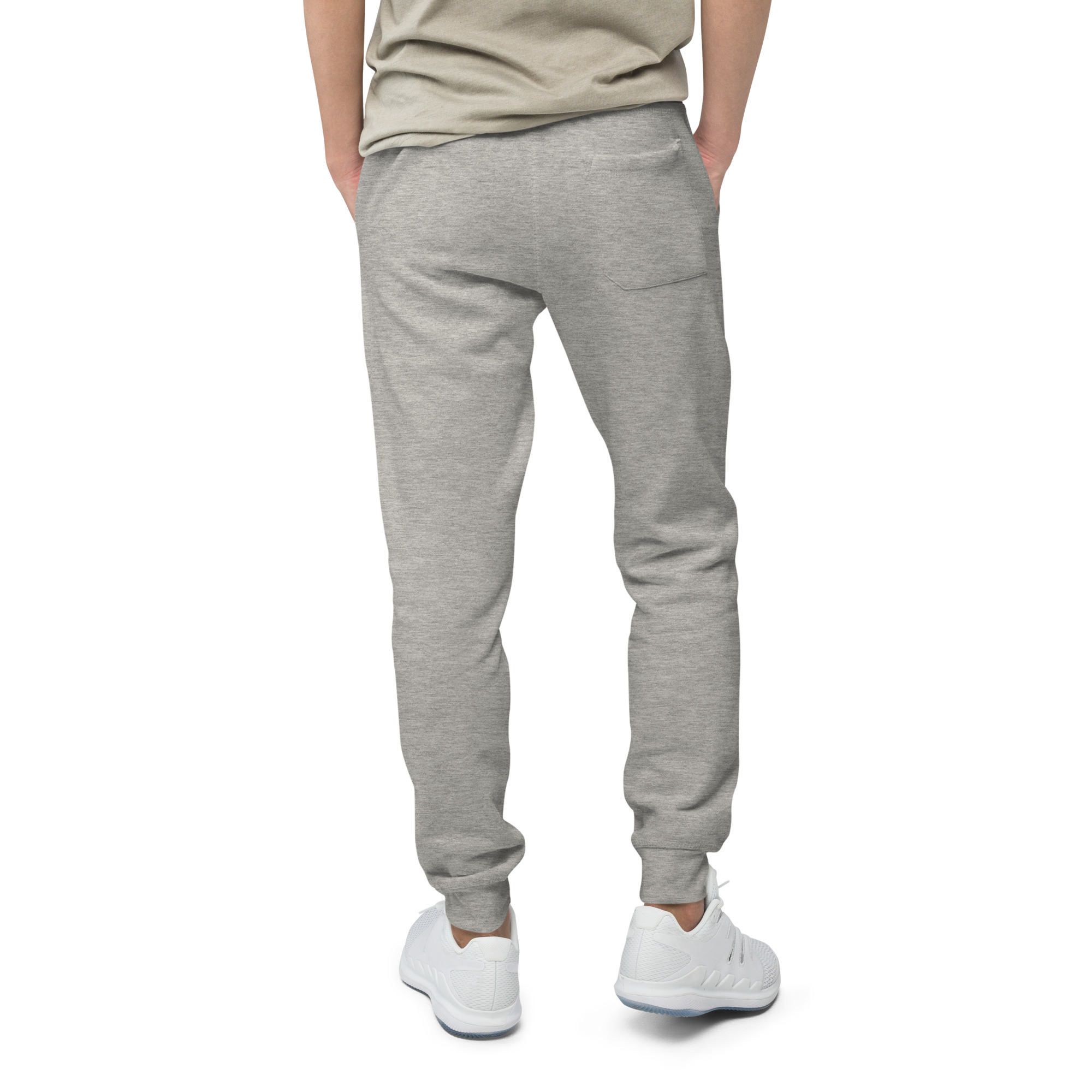 unisex fleece sweatpants carbon grey back 649ed6e0eae70.jpg