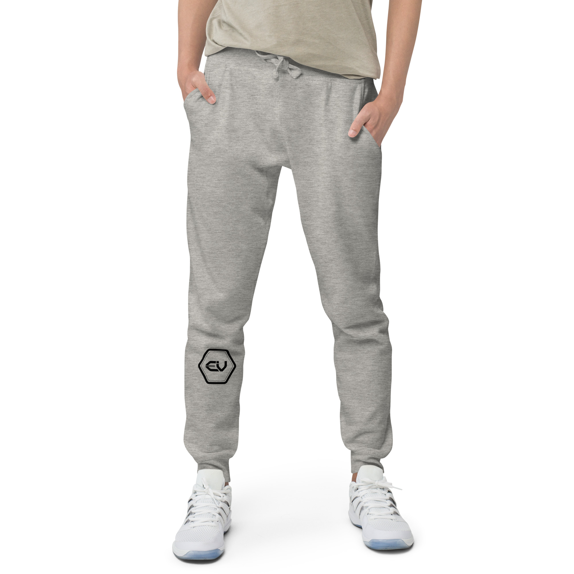 unisex fleece sweatpants carbon grey front 649ed6e0eabac.jpg