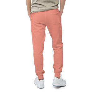 unisex fleece sweatpants dusty rose back 649ed6e0ea958.jpg