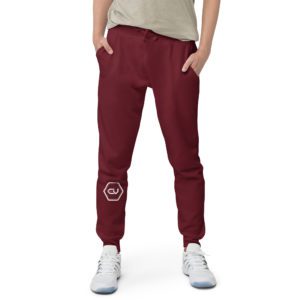 unisex fleece sweatpants maroon front 649ed72ee3e54.jpg