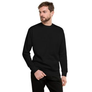 unisex premium sweatshirt black front 649ed7c205a2b.jpg