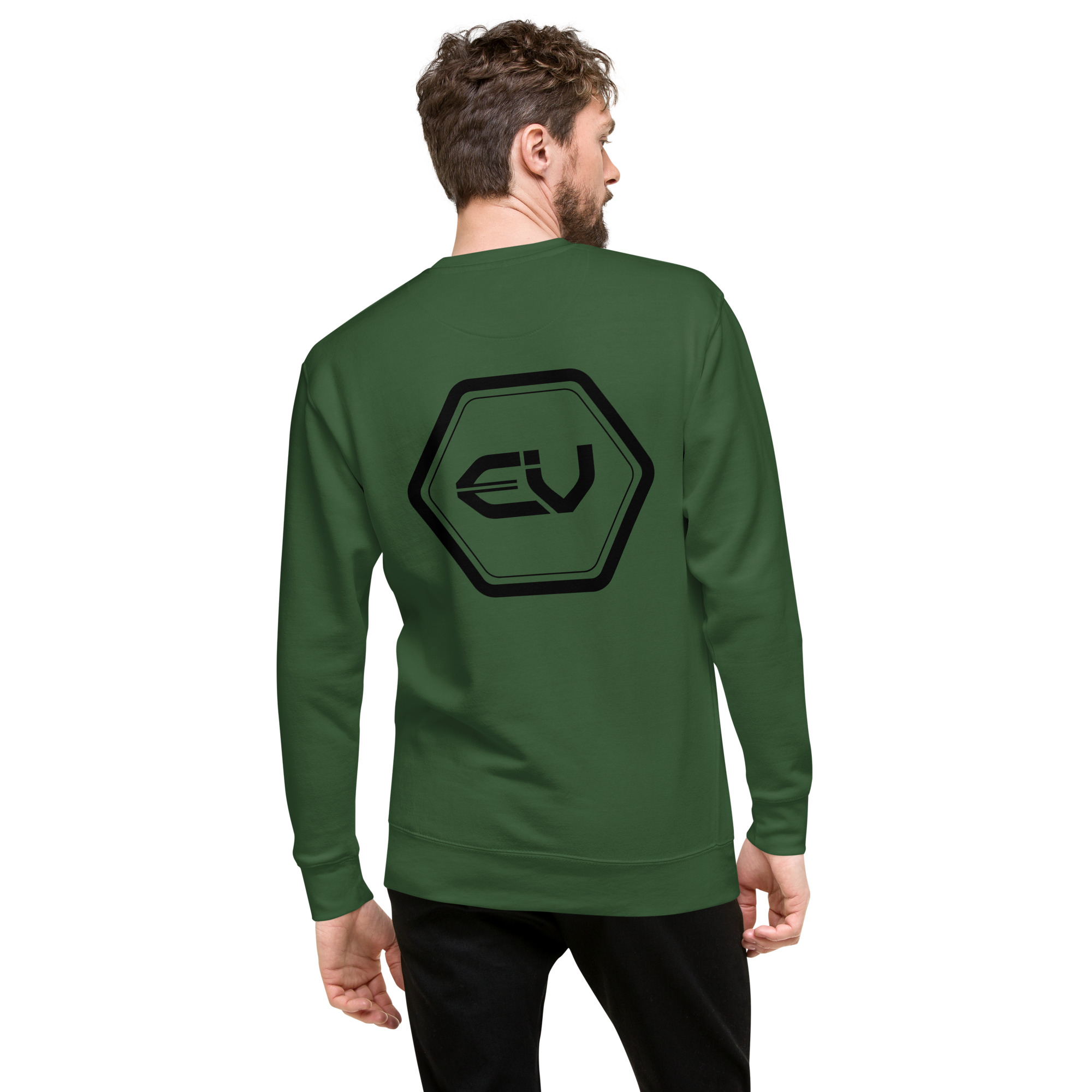 unisex premium sweatshirt forest green back 649eda4dd84ca.jpg