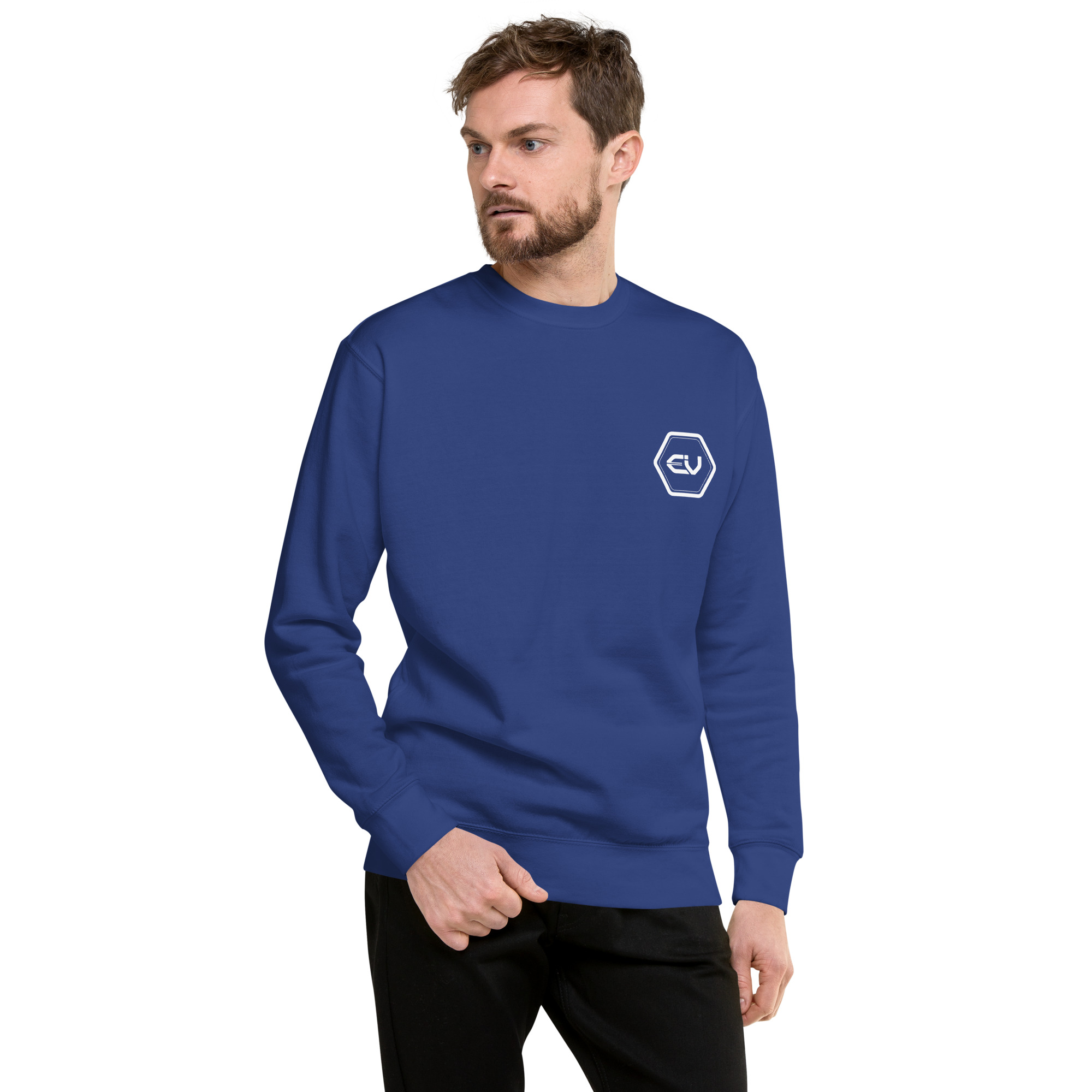 unisex premium sweatshirt team royal front 649edb62041b5.jpg