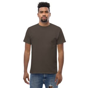 mens classic tee dark chocolate front 64a2b848d7dd6.jpg