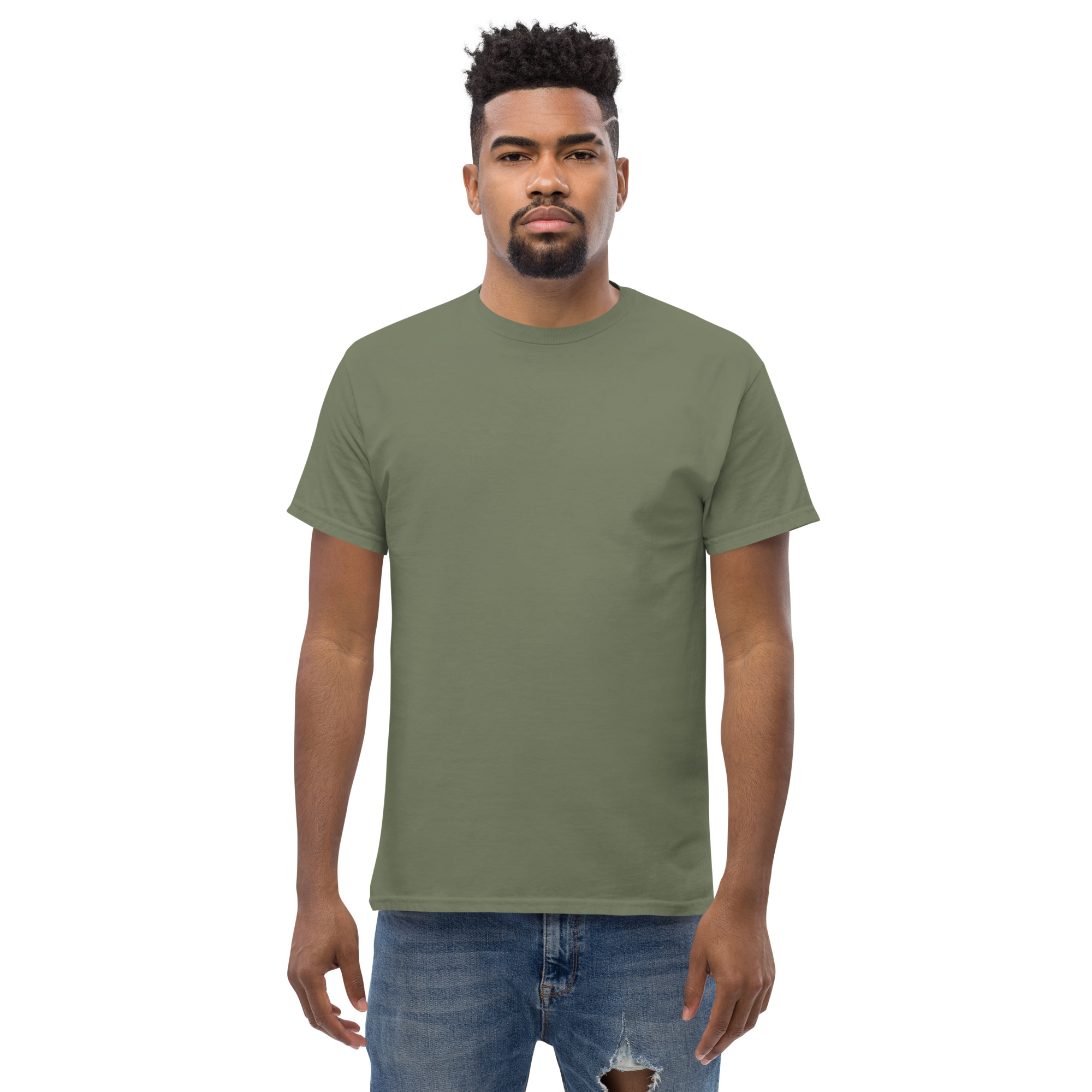 mens classic tee military green front 64a2b848debf3.jpg