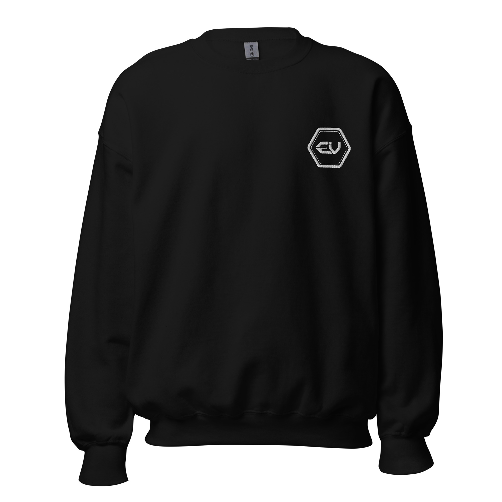 unisex crew neck sweatshirt black front 64a2af5cebcfa.jpg