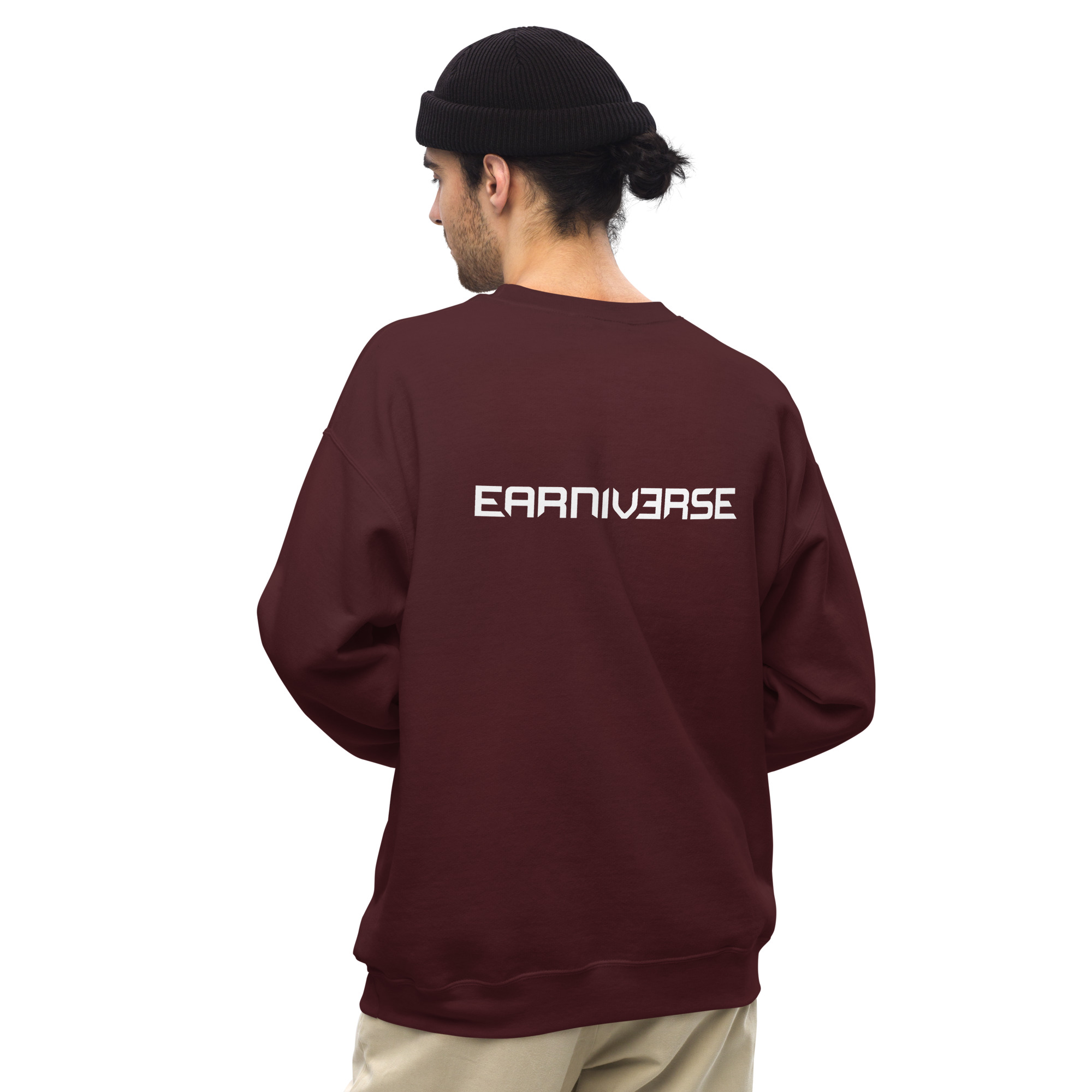 unisex crew neck sweatshirt maroon back 64a2aca7ef649.jpg