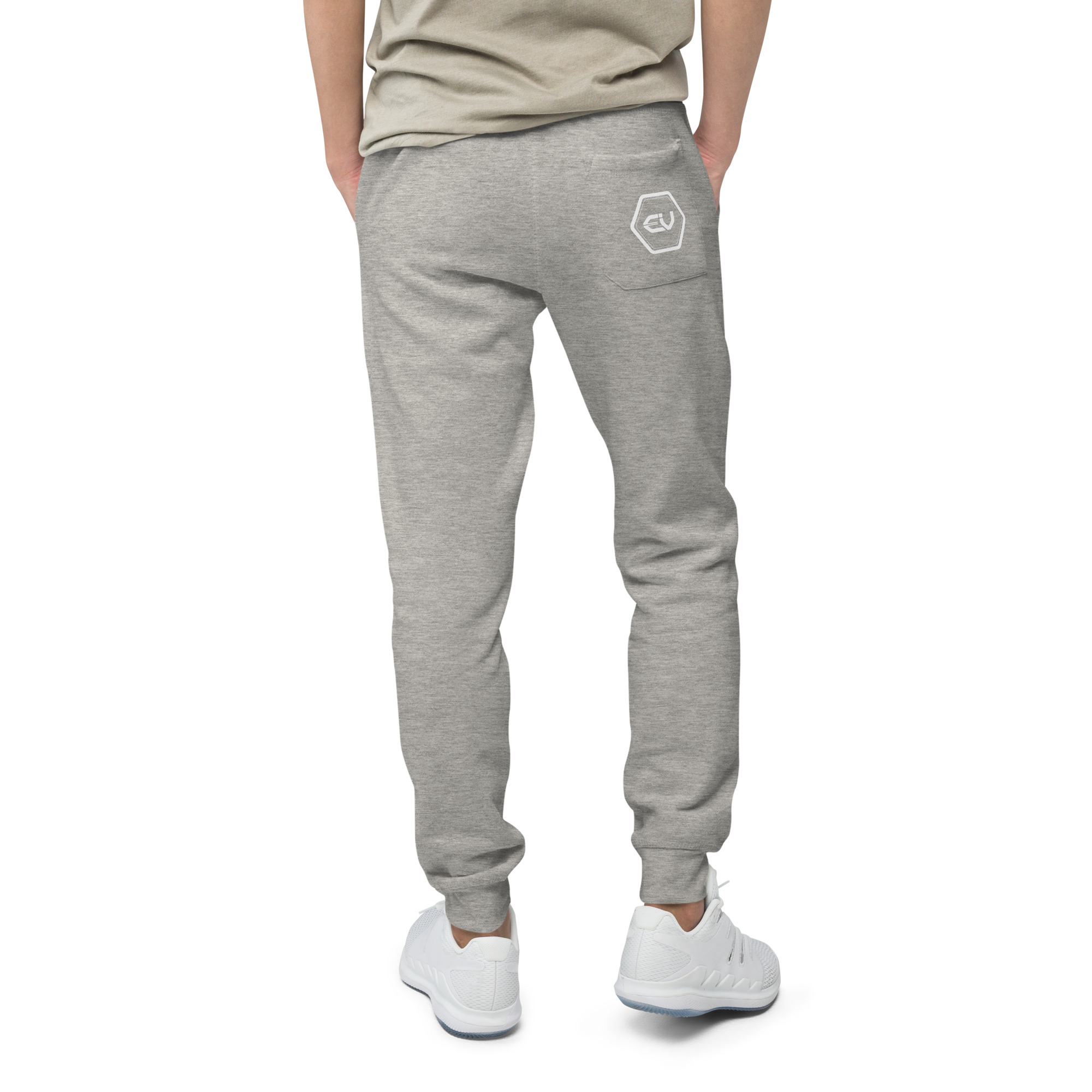 unisex fleece sweatpants carbon grey back 649fea4cf3372.jpg