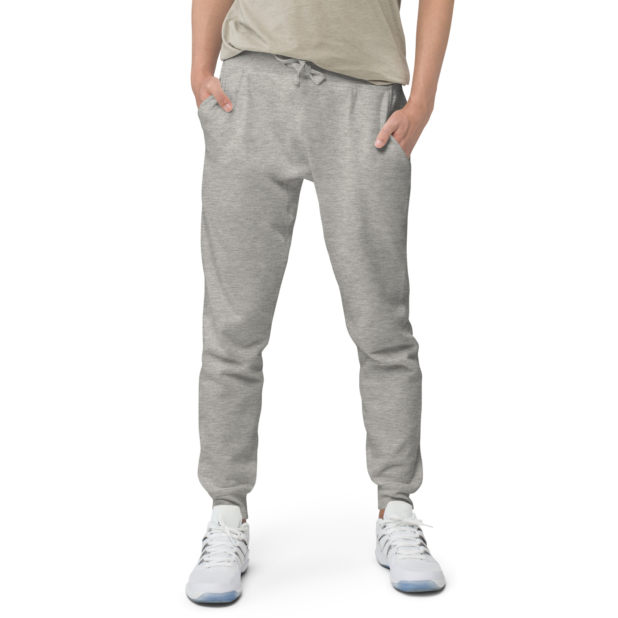 unisex fleece sweatpants carbon grey front 649fea4cf2e03.jpg