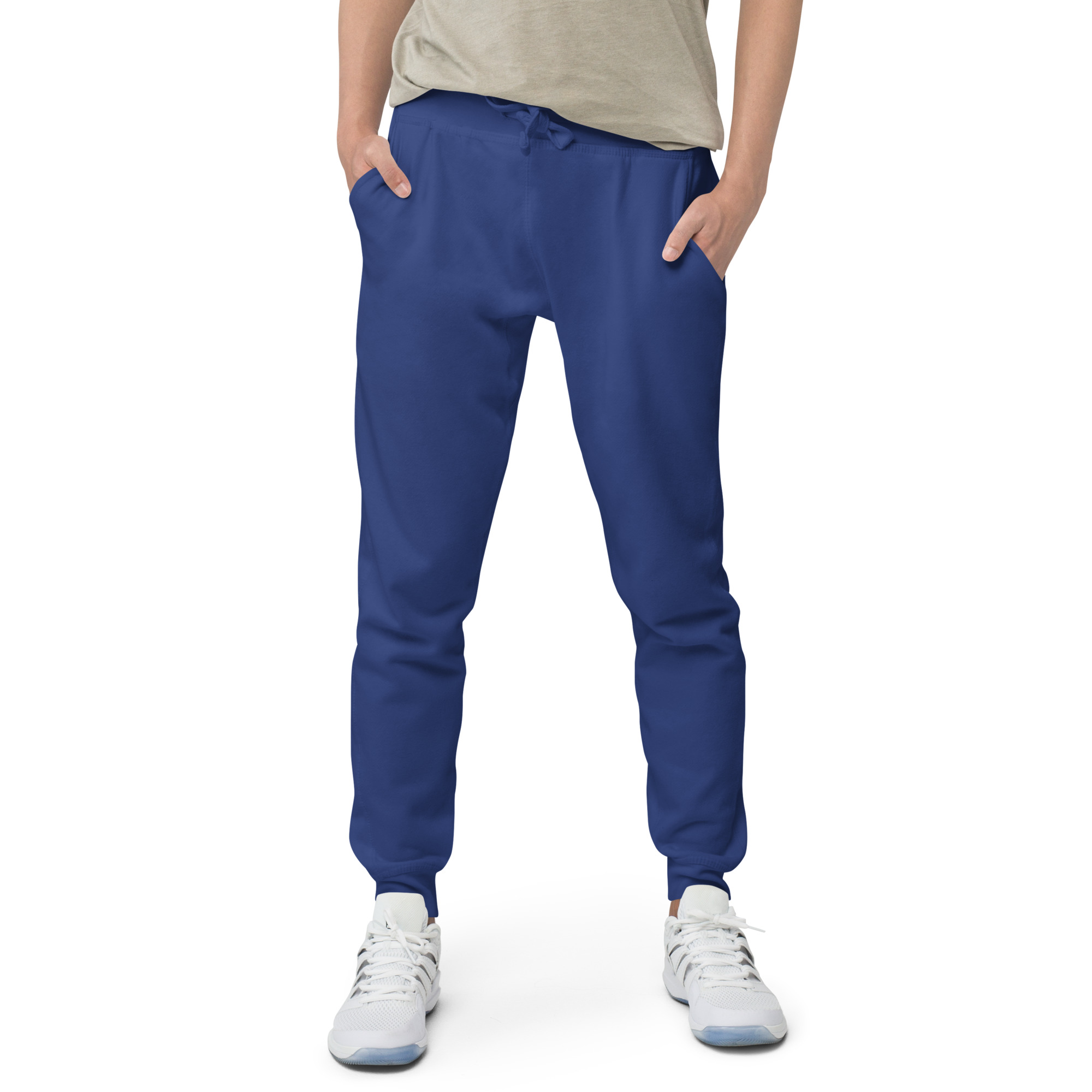 unisex fleece sweatpants team royal front 649fea4cf0cdf.jpg