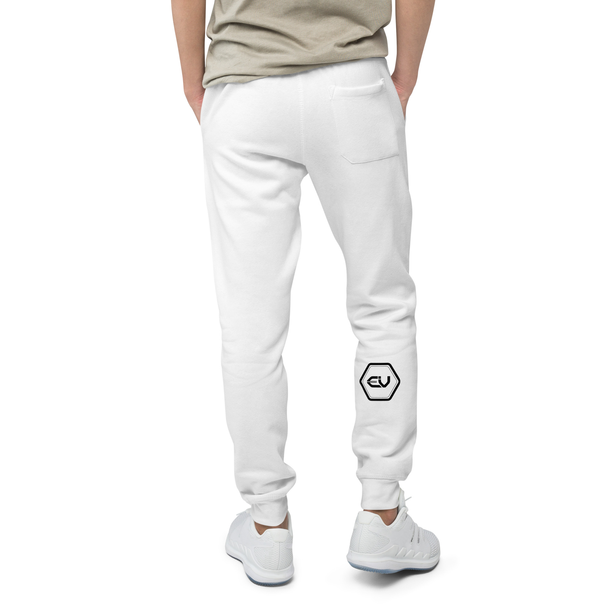 unisex fleece sweatpants white back 649fea09cc278.jpg