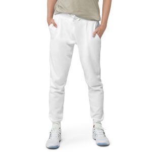 unisex fleece sweatpants white front 649fea09cbf95.jpg