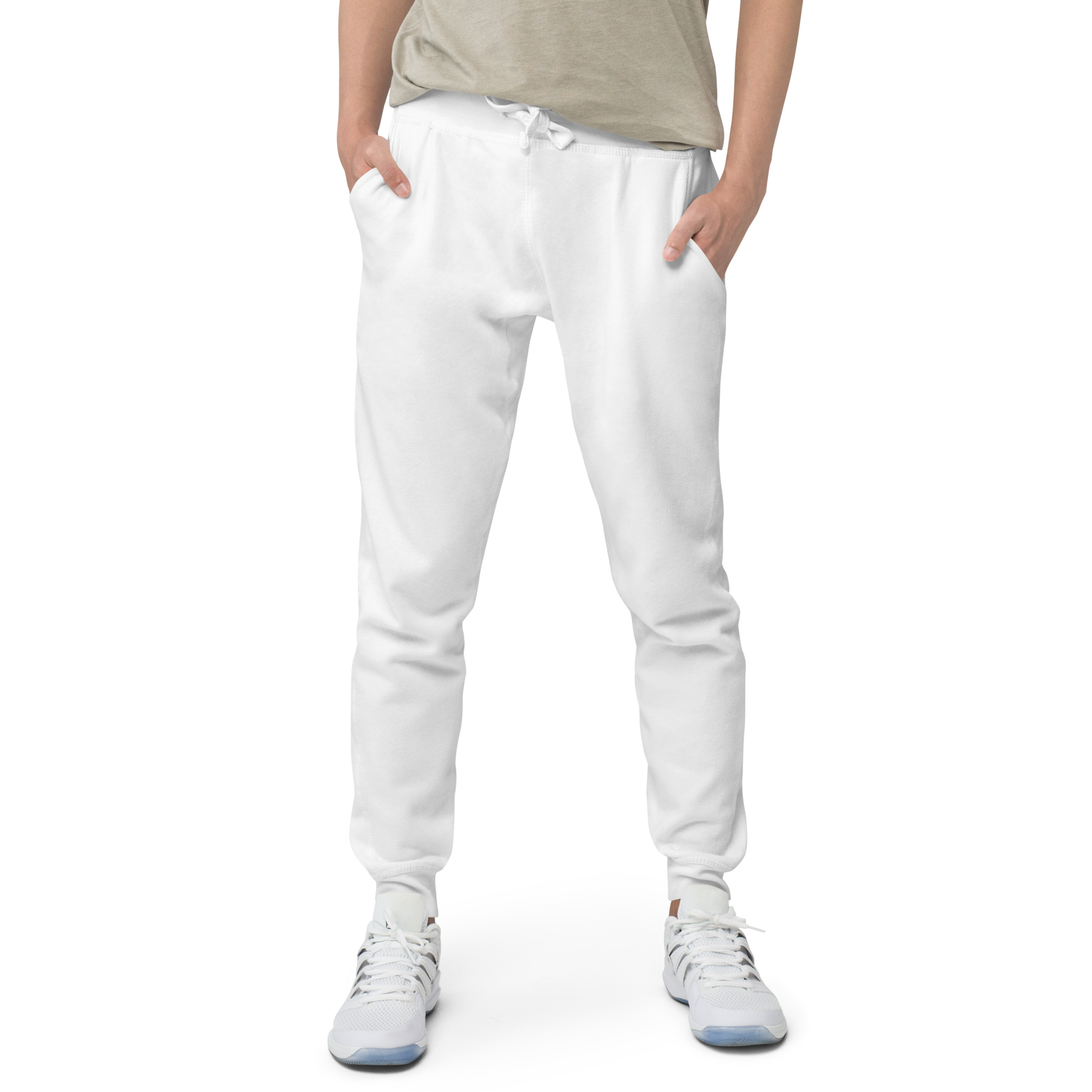 unisex fleece sweatpants white front 649fea7ed709e.jpg