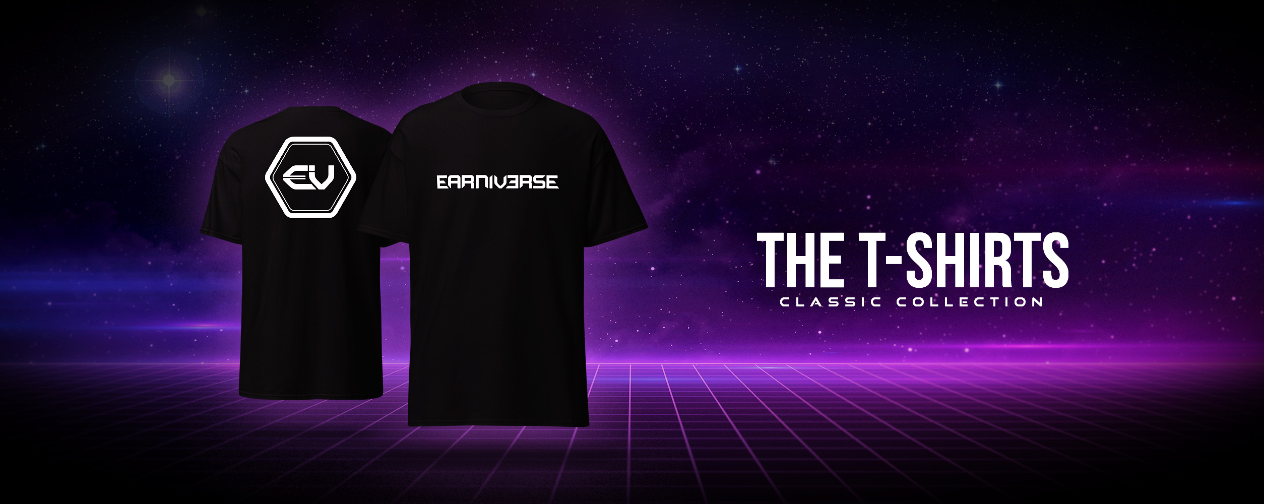 Earniverse Merch TShirts Black